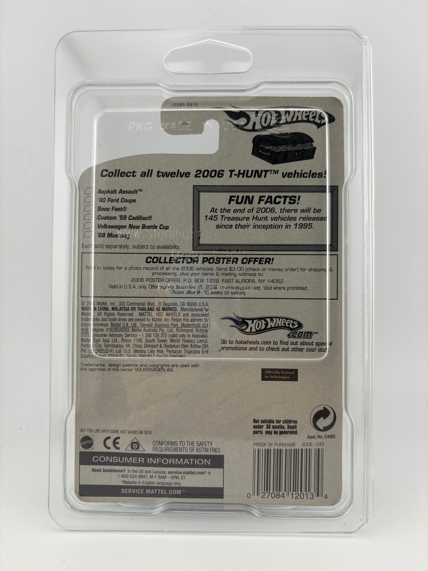 2006 Hot Wheels Treasure Hunt – Volkswagen New Beetle Cup (#043/2006)