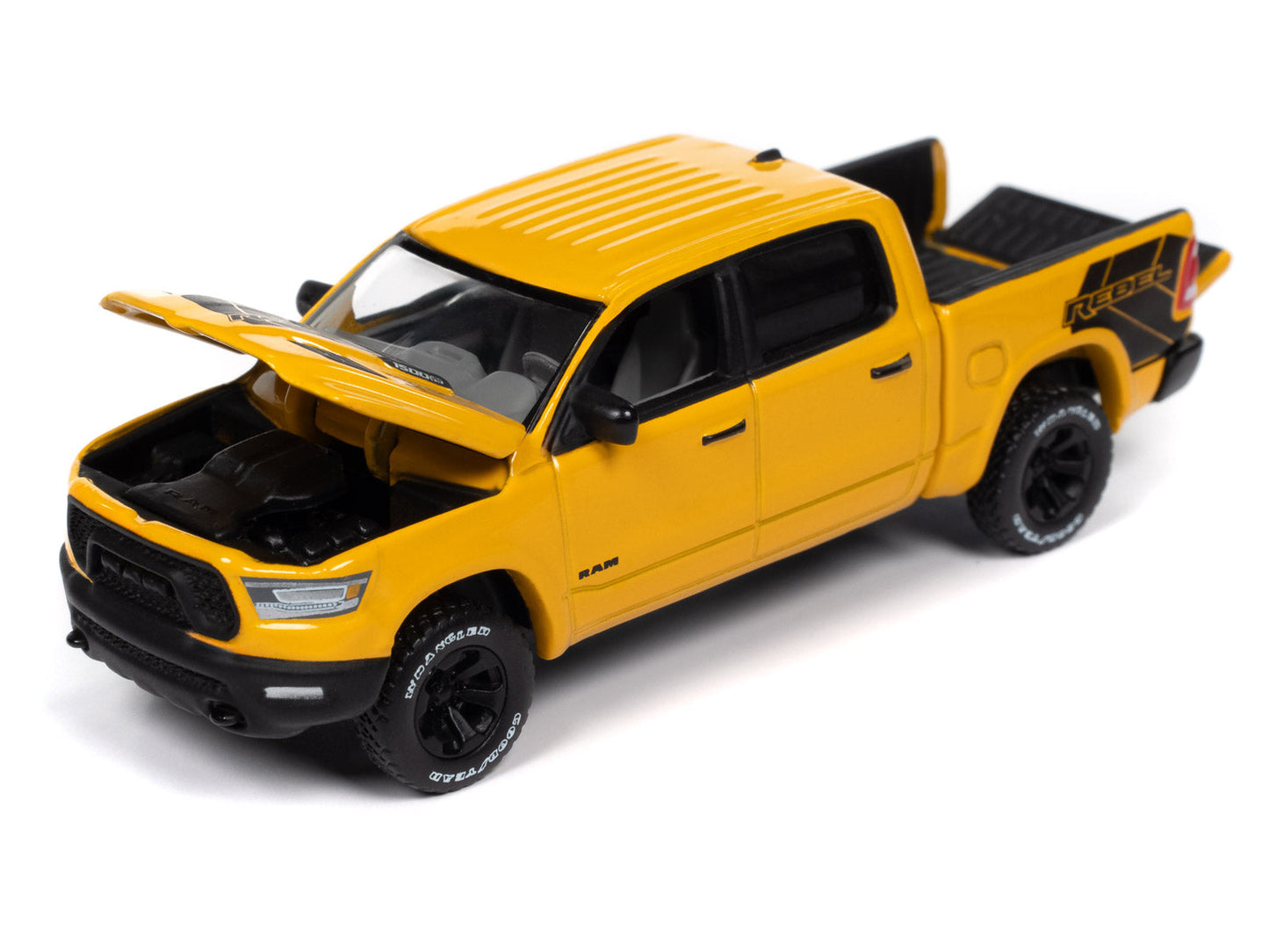 2023 Dodge Ram Rebel Havoc Edition Baja Yellow w/Rebel Graphics Auto World - Fishwheels