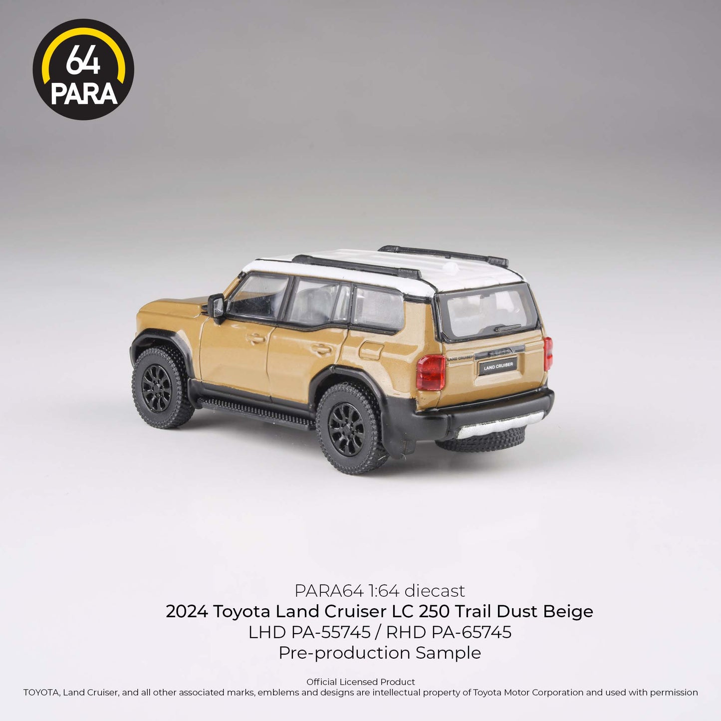 2024 Toyota Land Cruiser 250 Trail Dust Para 64 1:64 Scale Fishwheels
