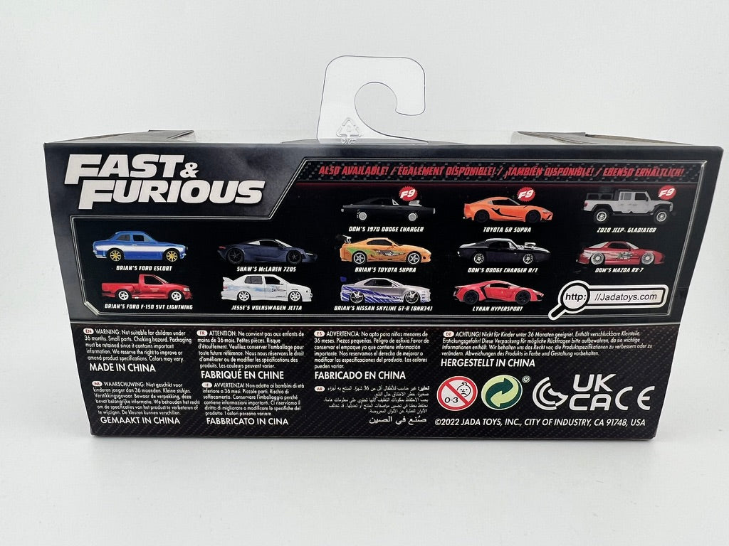 Jada Fast & Furious Brian’s Toyota Supra 1:32 White Fishwheels