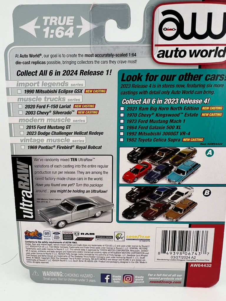 Auto World 2003 Chevrolet Silverado Short Bed Red Fishwheels