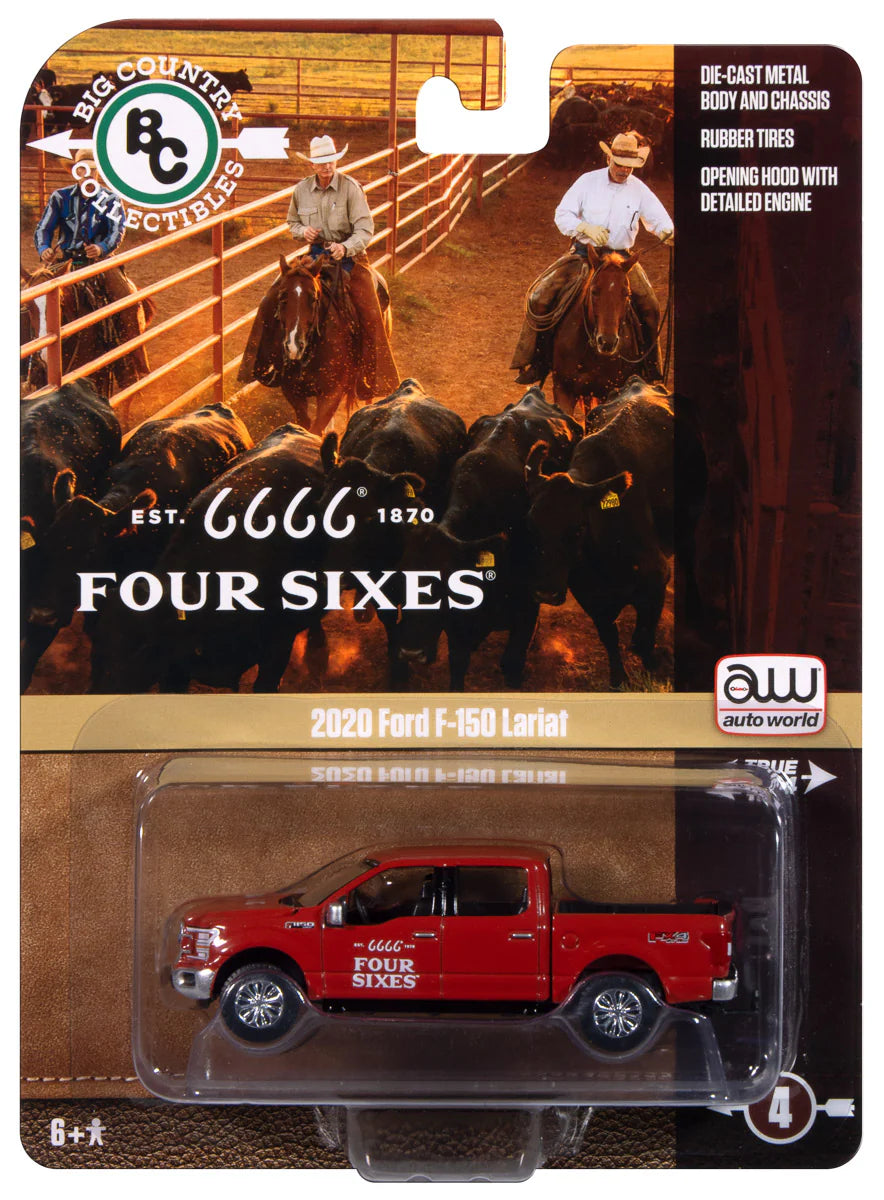Auto World BCC Premium 2020 Ford F-150 Four Sixes Fishwheels