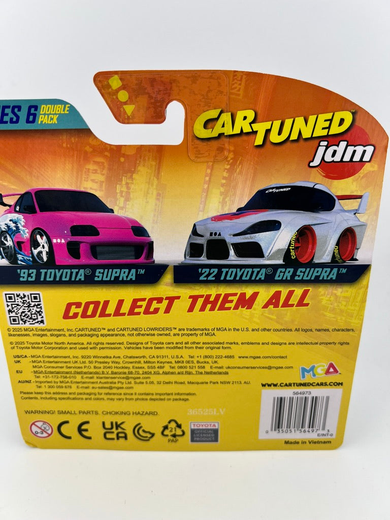Car Tuned JDM Sick Supras – ’93 Toyota Supra & ’22 Toyota GR Supra (Double Pack) Fishwheels