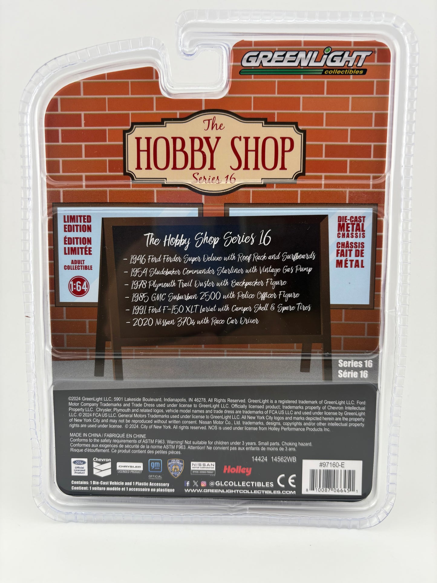 GreenLight The Hobby Shop Series 16 – 1991 Ford F-150 XLT Lariat with Camper Shell & Spare Tires(Raw Chase)