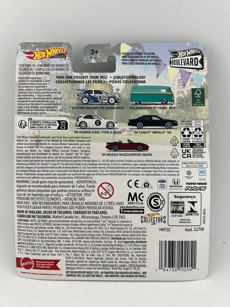 Hot Wheels ’04 Mazda Mazdaspeed Miata – Boulevard Series Fishwheels