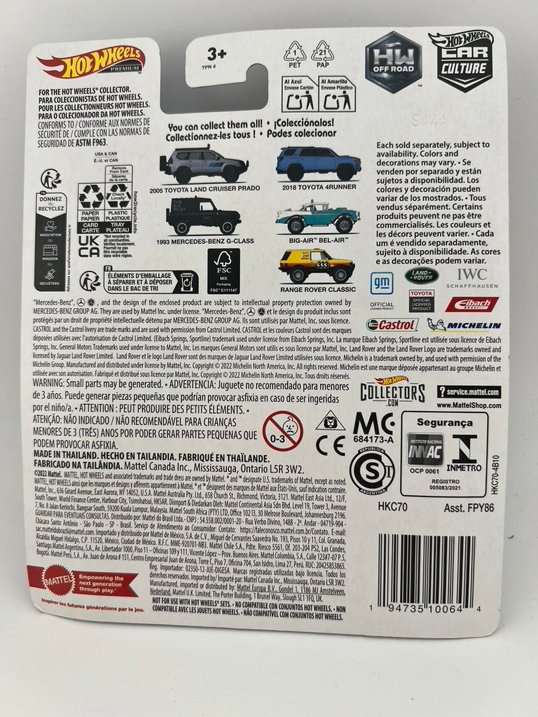 Hot Wheels 2005 Toyota Land Cruiser Prado – Car Culture HW Off Road Fishwheels