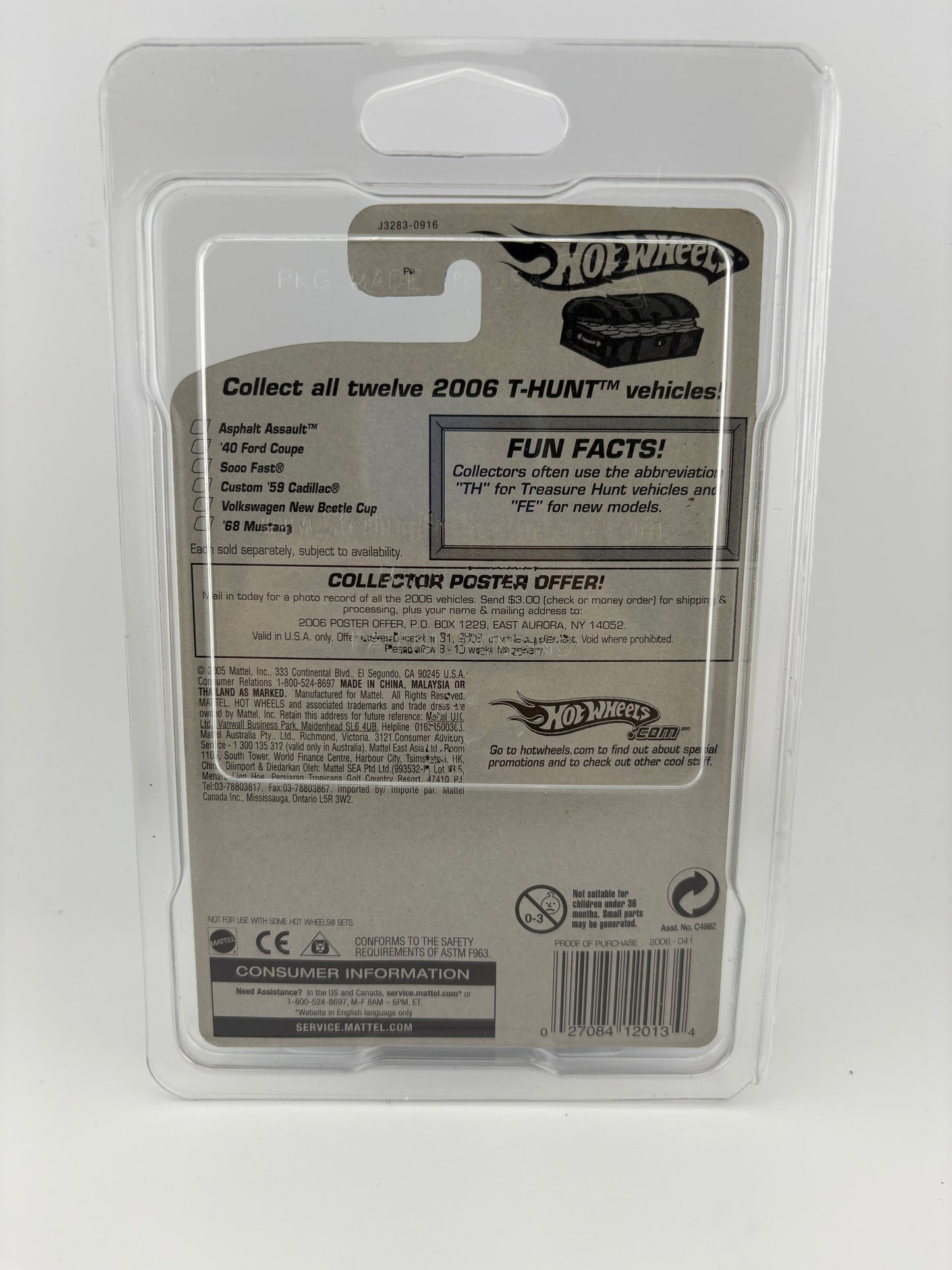 Hot Wheels 2006 Treasure Hunt – Soooo Fast (Real Riders)