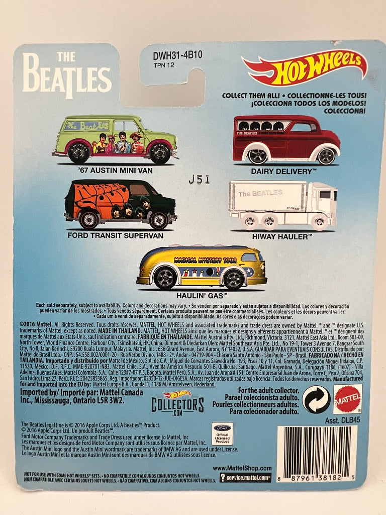 Hot Wheels '67 Austin Mini Van – The Beatles Sgt. Pepper’s Fishwheels