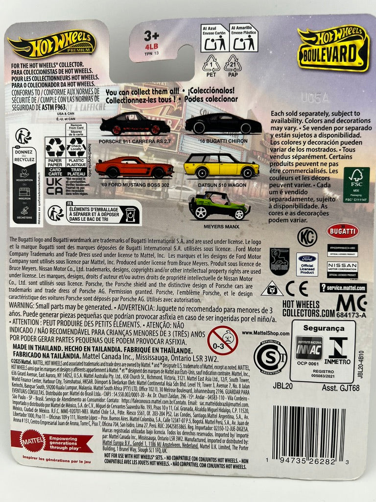 Hot Wheels ’69 Ford Mustang Boss 302 Boulevard Fishwheels