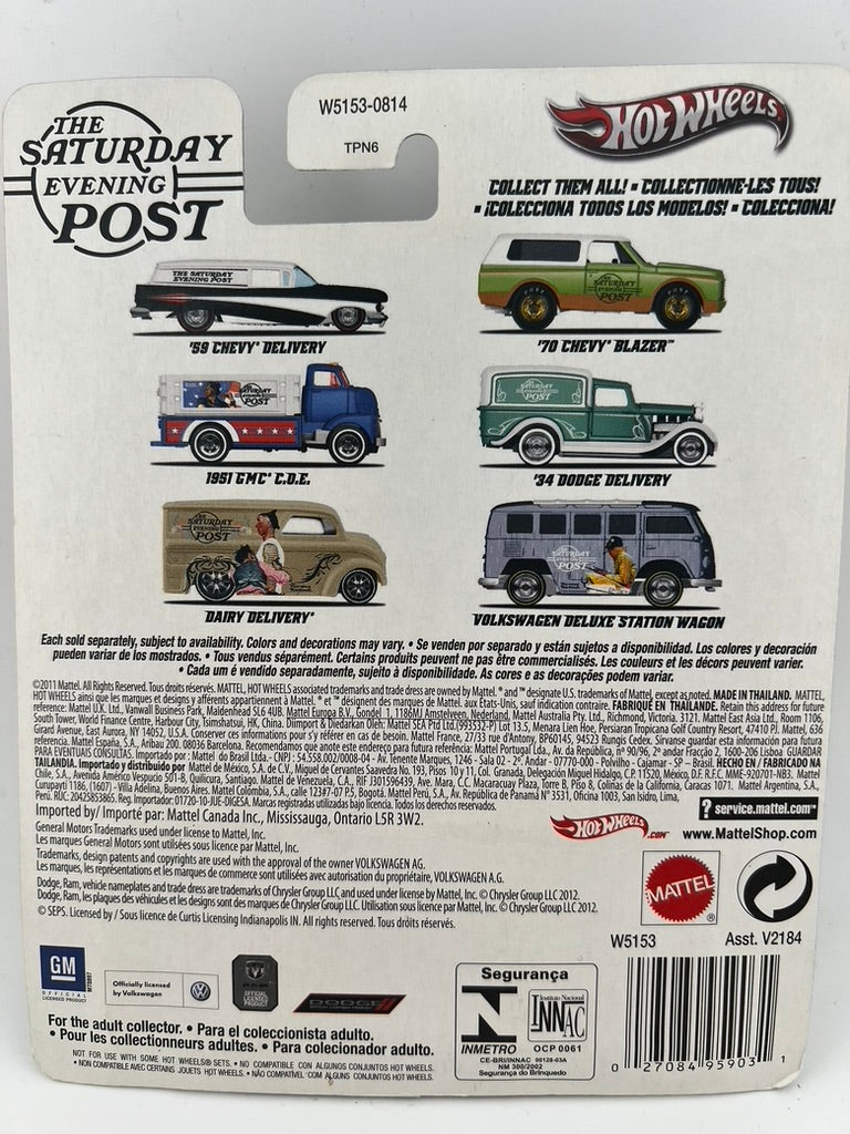 Hot Wheels '70 Chevy Blazer – The Saturday Evening Post (Norman Rockwell) Fishwheels