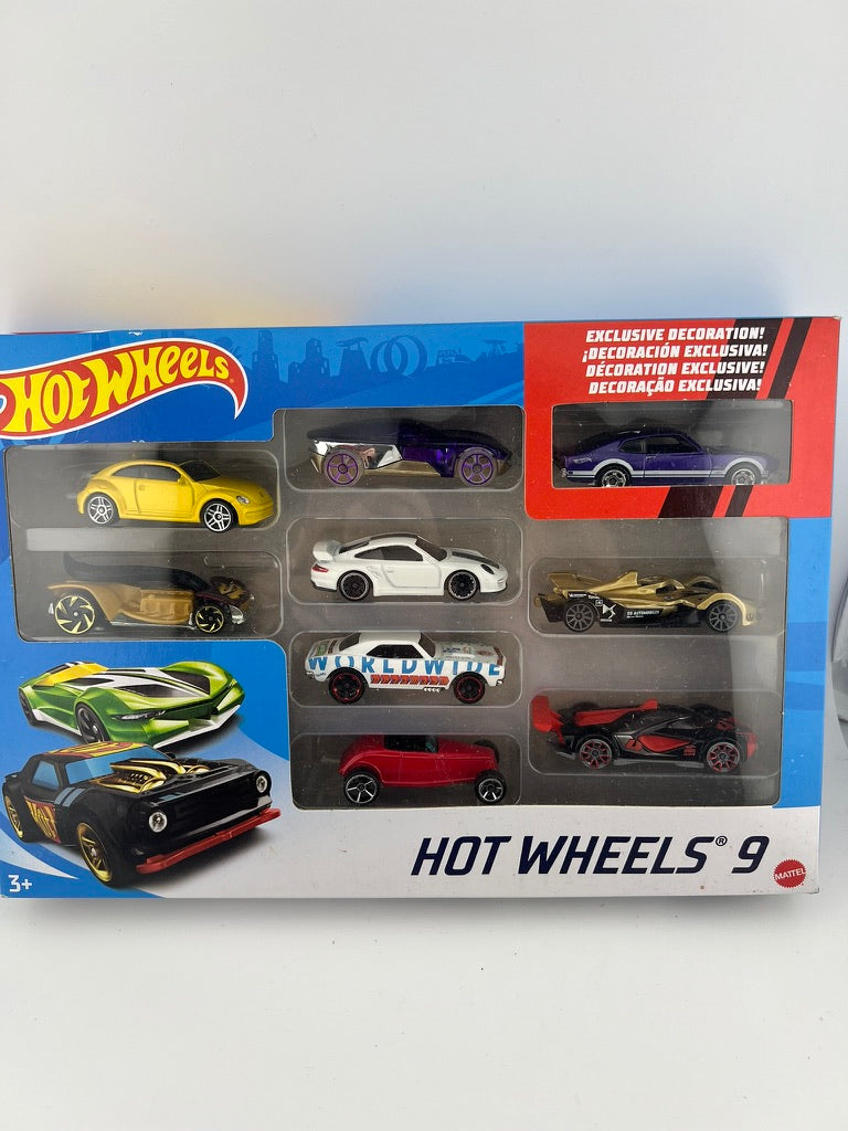 Hot Wheels 9-Car Gift Pack – Exclusive Decoration Fishwheels