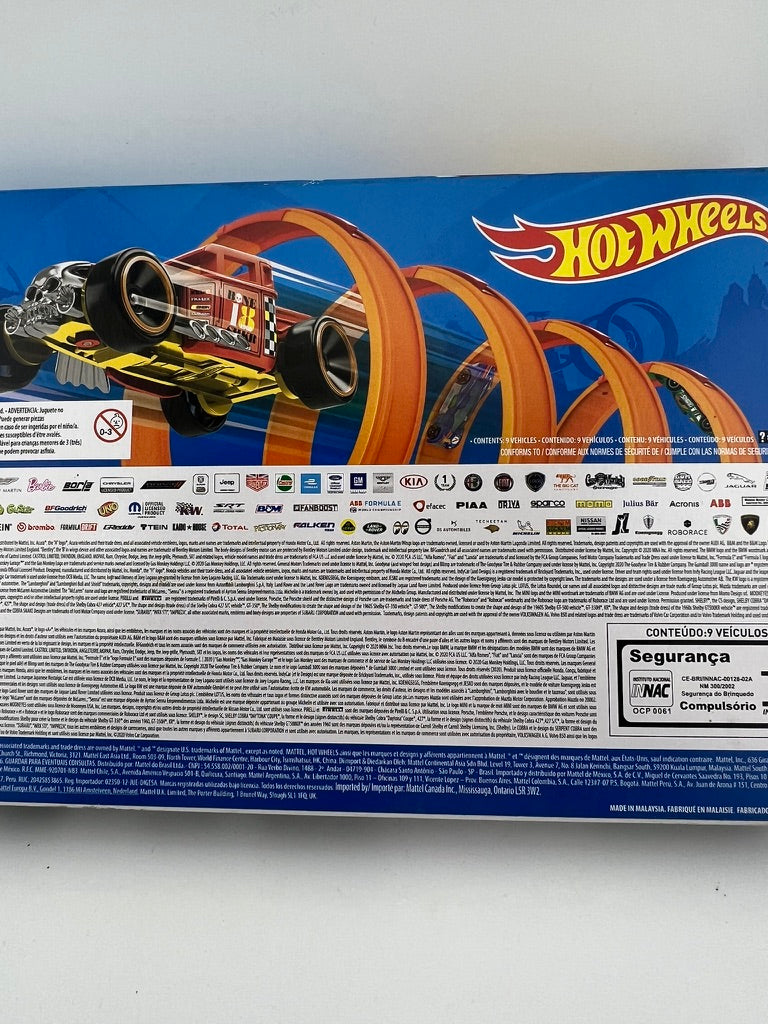 Hot Wheels 9-Car Pack (Exclusive Purple Muscle Car Edition) Fishwheels