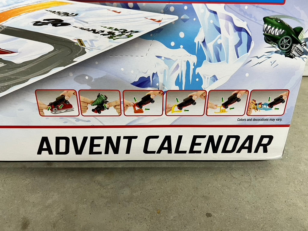Hot Wheels Advent Calendar Santa's Garage Fishwheels