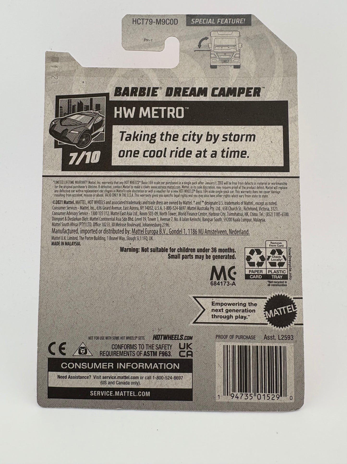 Hot Wheels Barbie Dream Camper – HW Metro