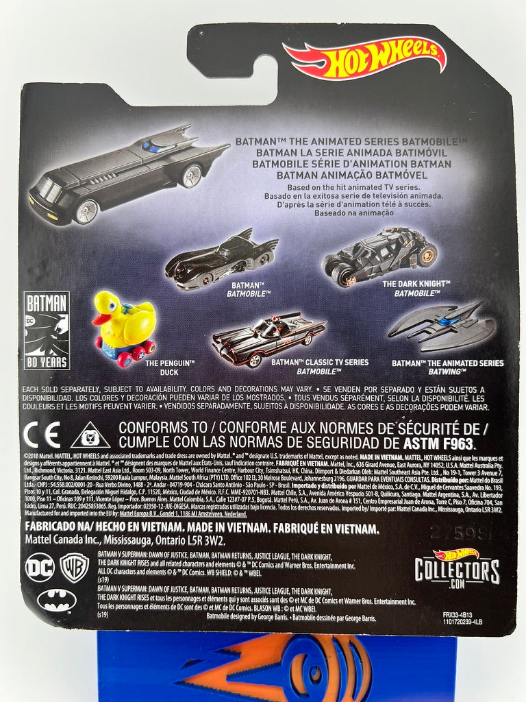 Hot Wheels Batman: The Animated Series Batmobile – 1:64 Scale Fishwheels