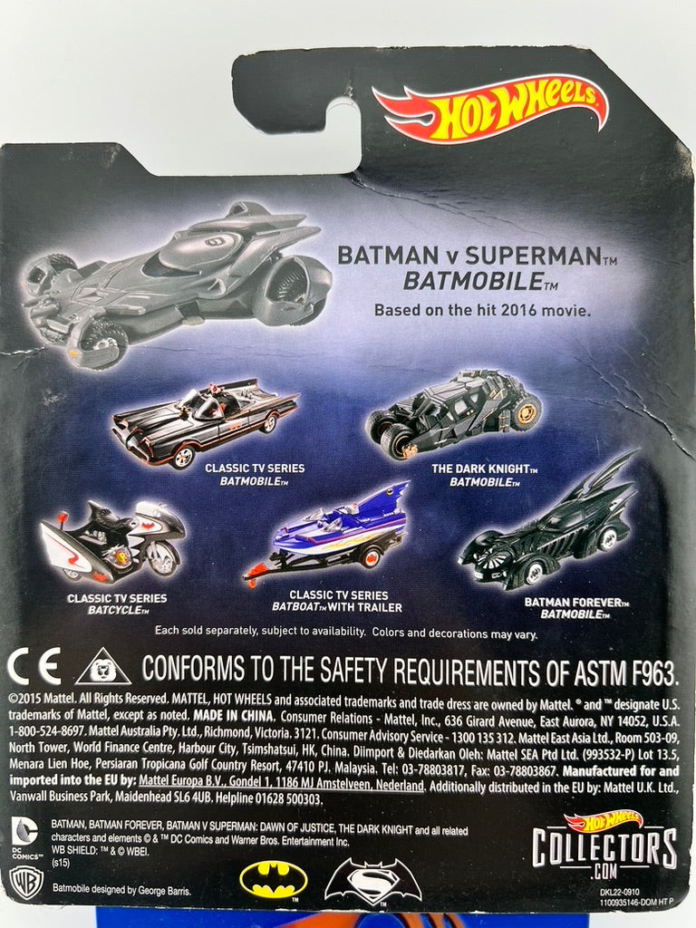 Hot Wheels Batman v Superman Batmobile – Dawn of Justice Series Fishwheels