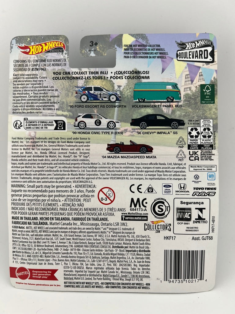 Hot Wheels Boulevard ’93 Ford Escort RS Cosworth Fishwheels