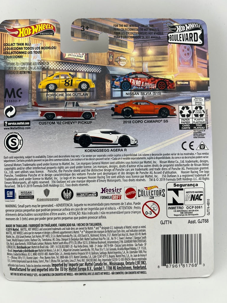 Hot Wheels Boulevard Porsche 356 Outlaw Fishwheels