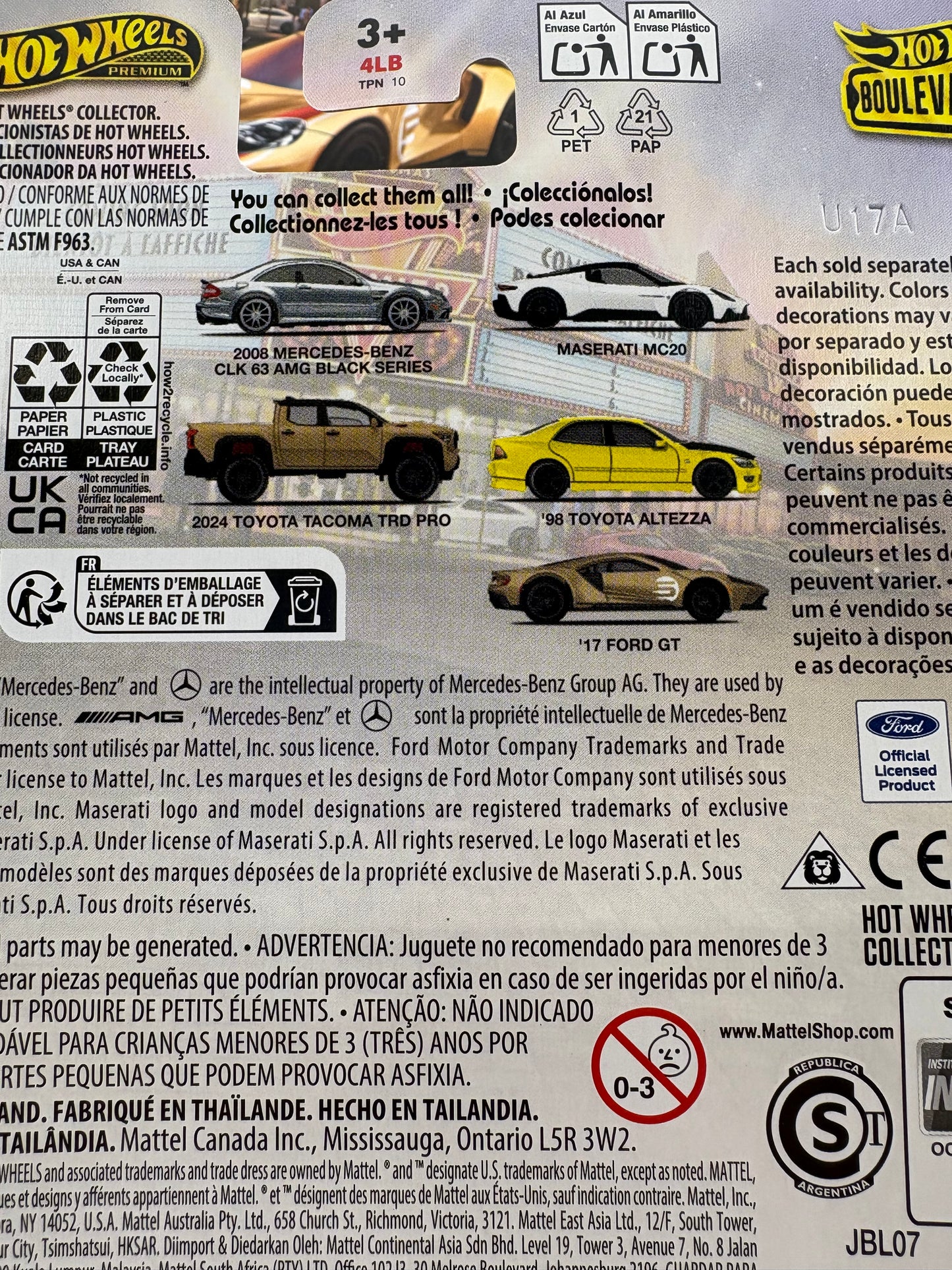 Hot Wheels Boulevard Premium #126-130