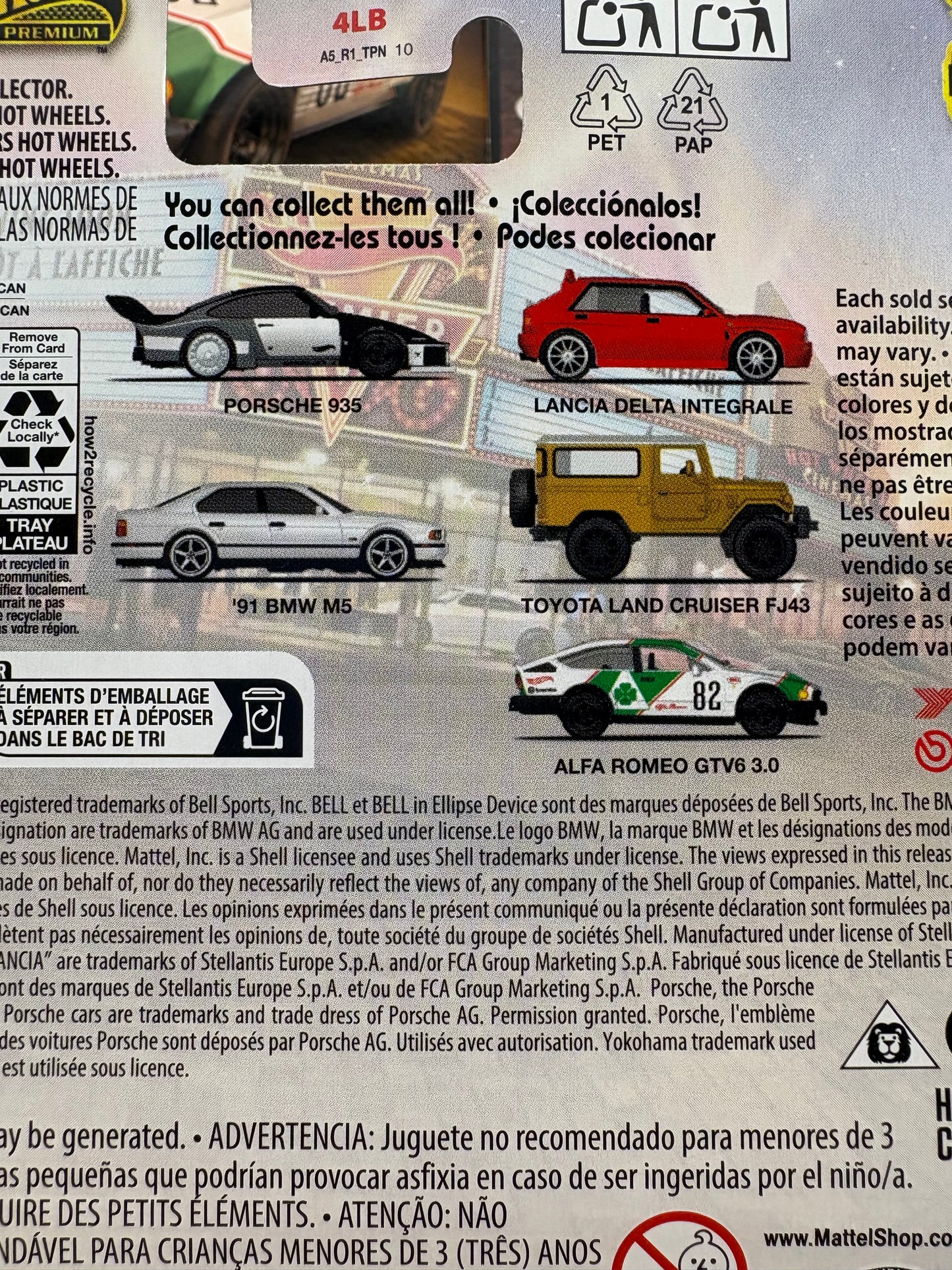 Hot Wheels Boulevard Premium Set – Numbers 116 to 120 (Complete Set of 5)