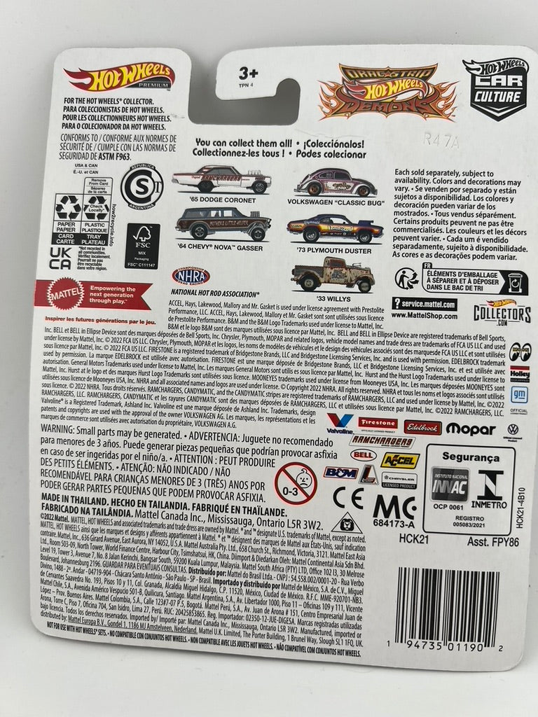 Hot Wheels Car Culture – '64 Chevy Nova Gasser “Mother’s Little Helper” Fishwheels