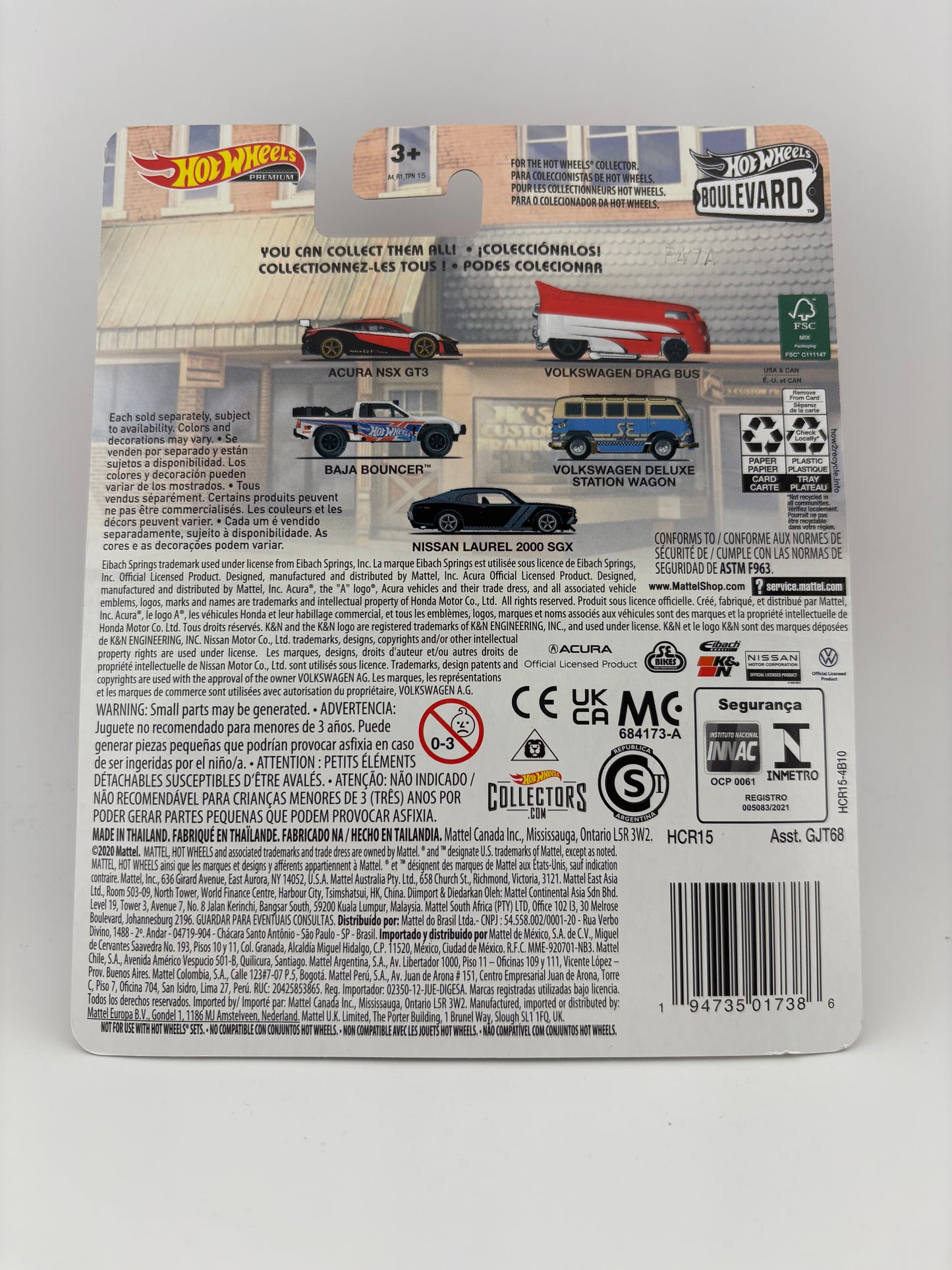 Hot Wheels Car Culture Boulevard - Volkswagen Drag Bus (#42)