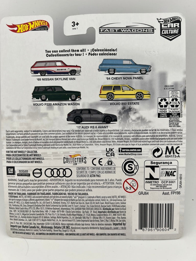 Hot Wheels Car Culture Fast Wagons – Volvo P220 Amazon Wagon Fishwheels