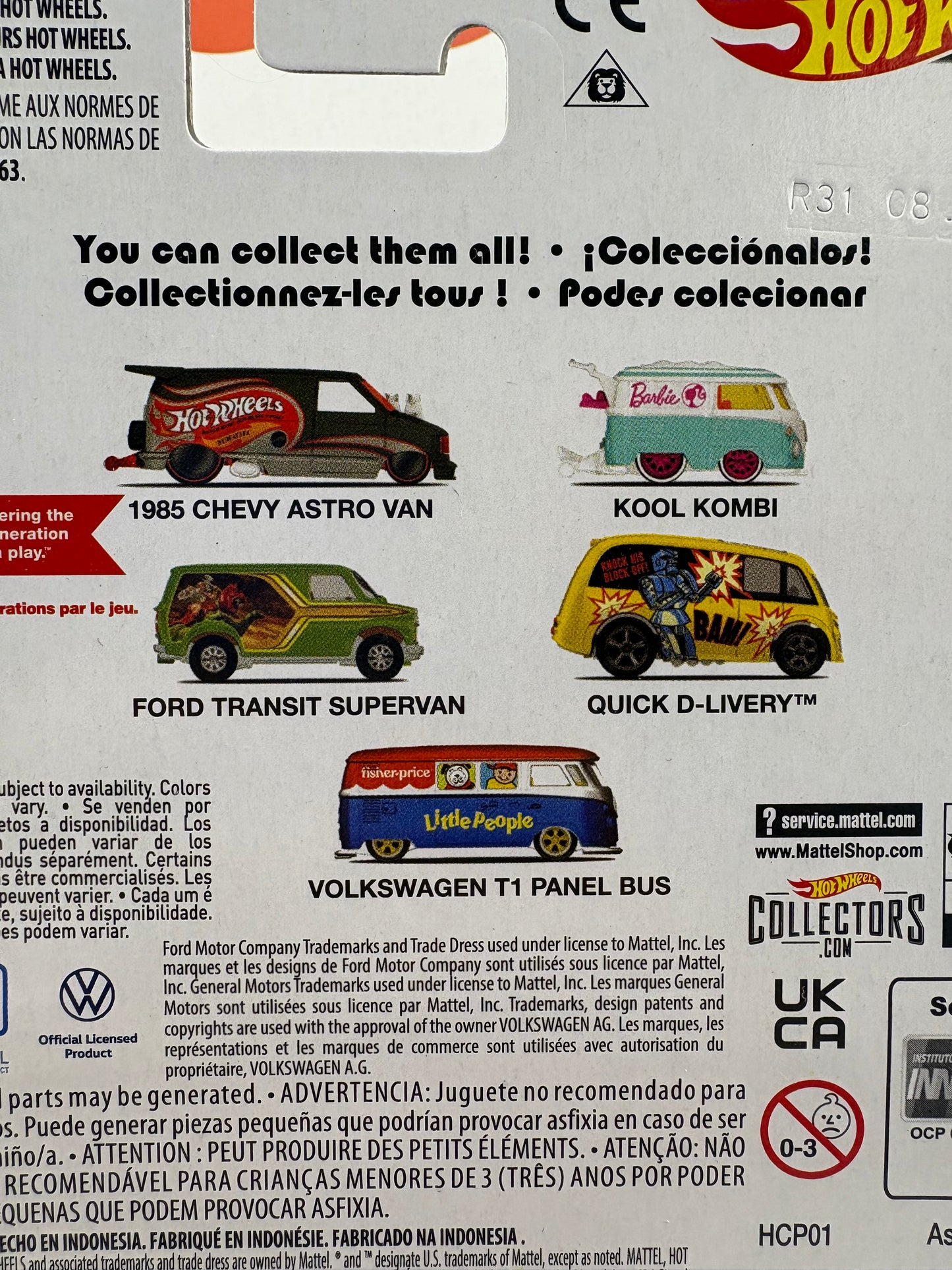 Hot Wheels Car Culture – Pop Culture: Mattel Brands 5-Car Set