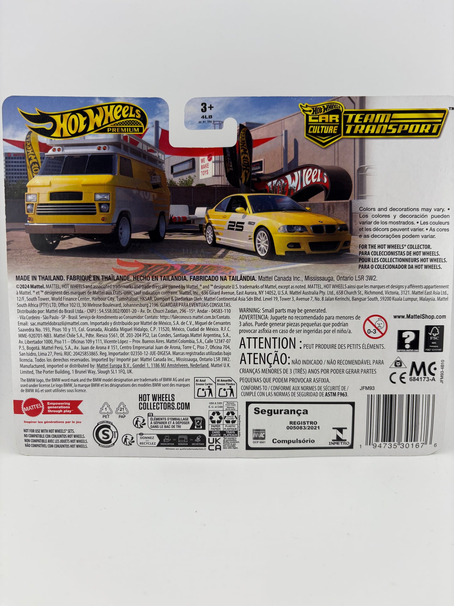 Hot Wheels Car Culture Team Transport – BMW M3 E46 & HW Rally Hauler