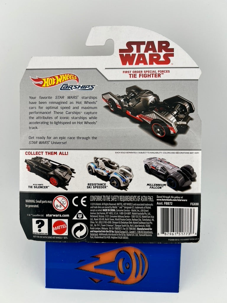 Hot Wheels Carships First Order Special Forces TIE Fighter – Star Wars Fishwheels