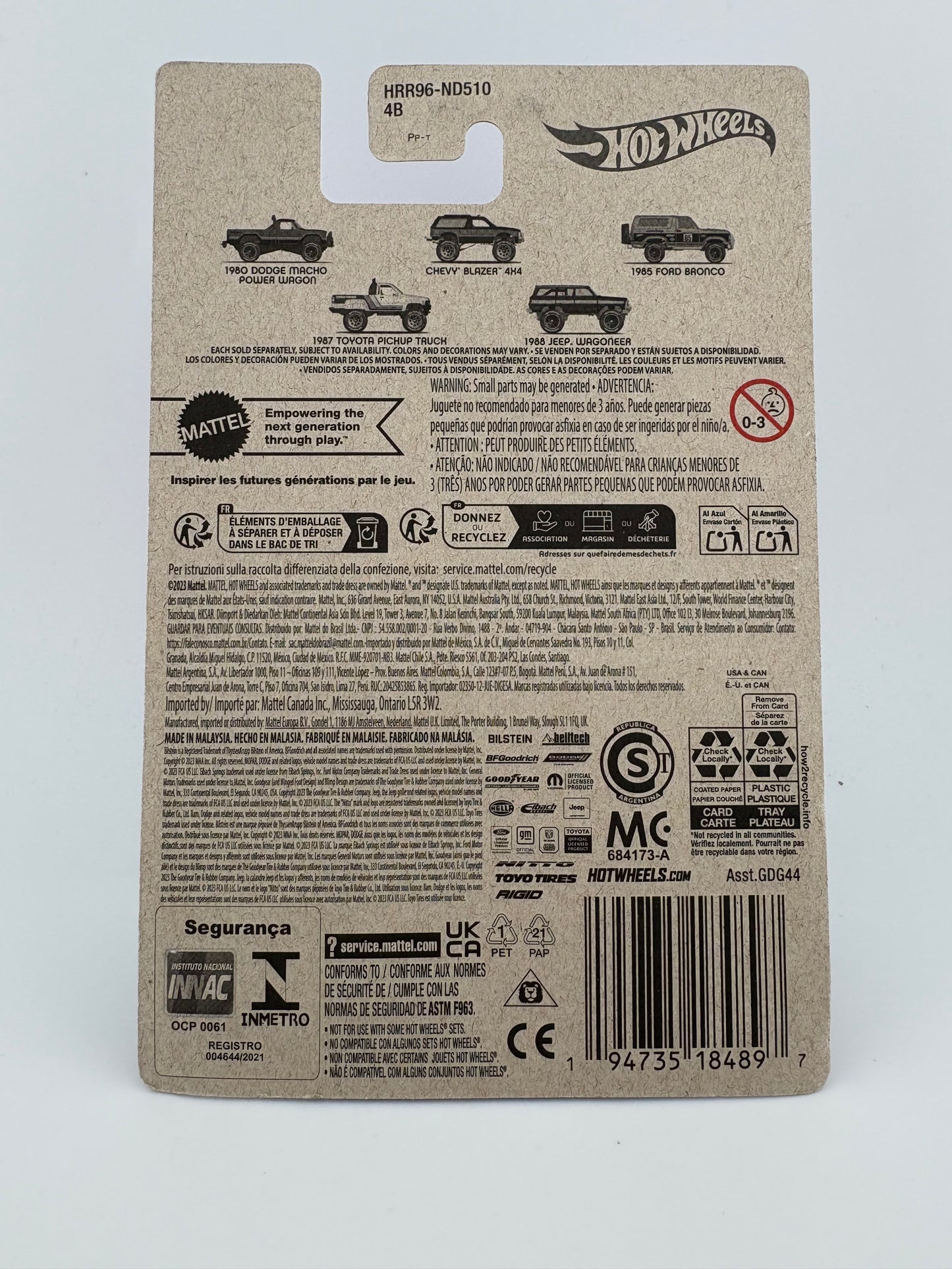 Hot Wheels – Chevy Blazer 4x4 (Tubular Trucks Series 2/5)