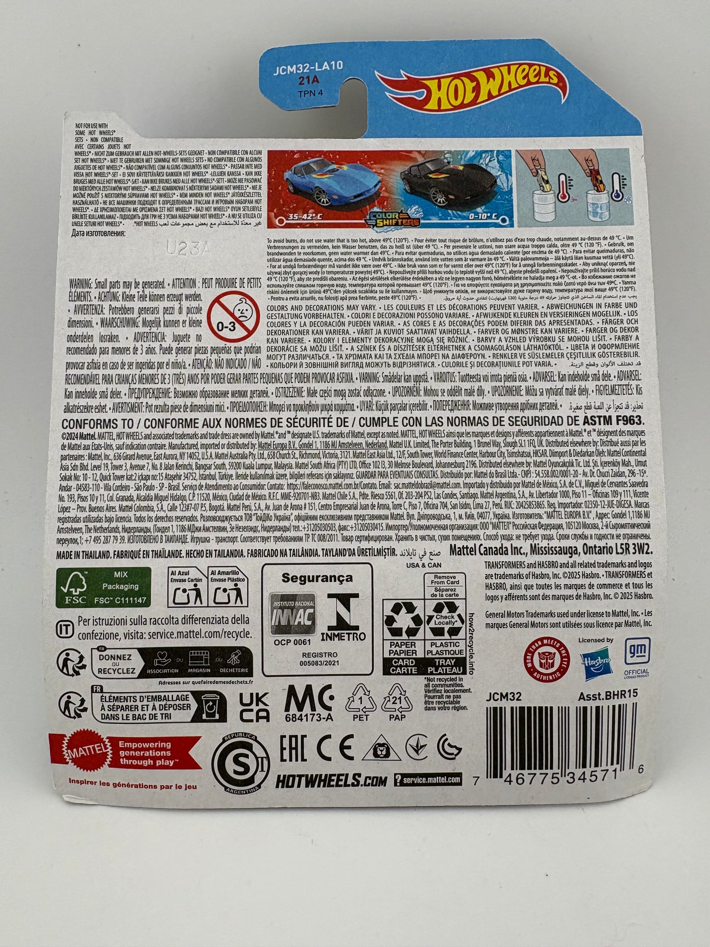 Hot Wheels Color Shifters – 1980 Chevy Corvette