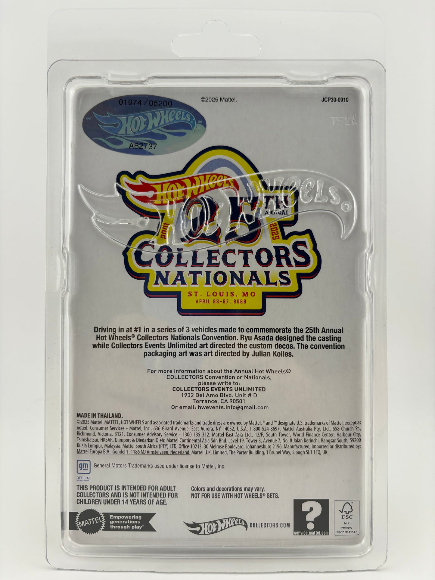 Hot Wheels Corvette C8.R – 2025 Collectors Nationals Exclusive