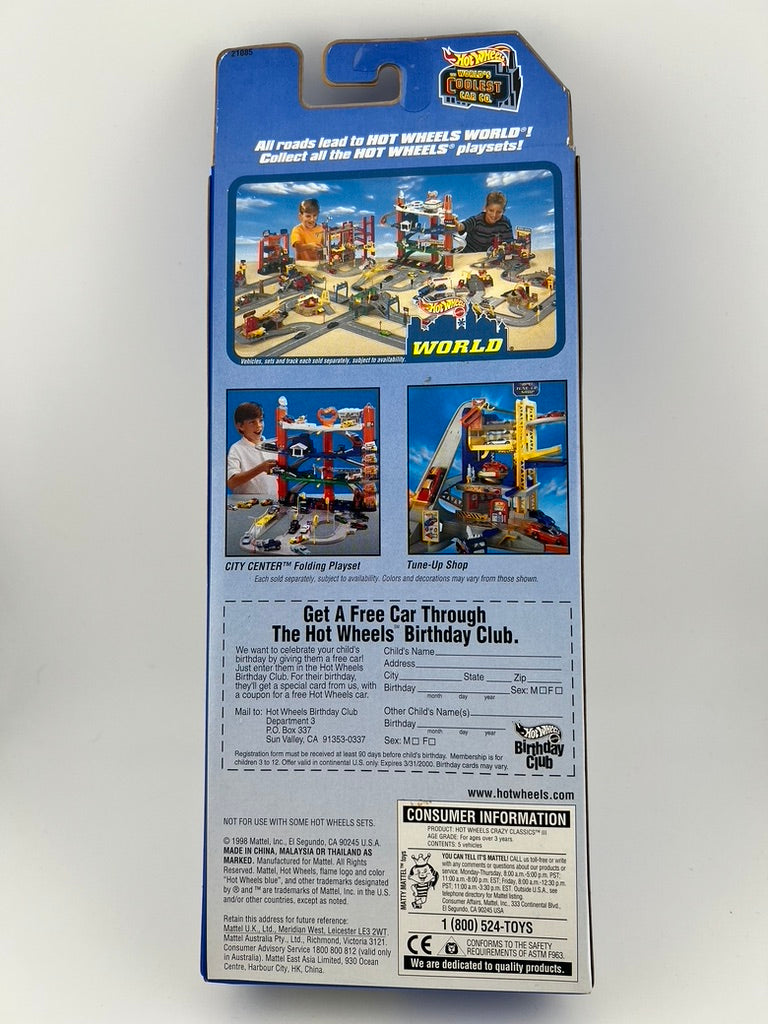 Hot Wheels Crazy Classics III 5-pack 1998 Fishwheels