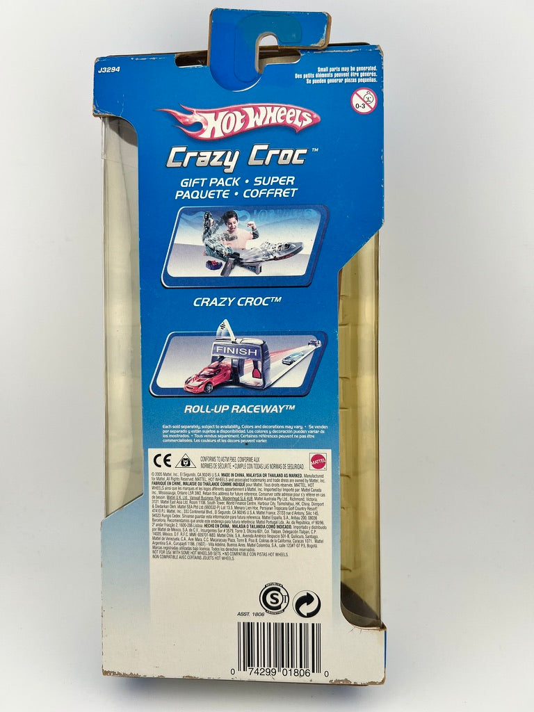Hot Wheels Crazy Croc 5-Car Gift Pack Fishwheels