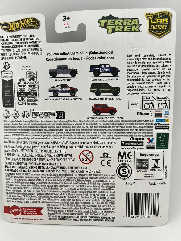 Hot Wheels Datsun King Cab Baja Custom – Terra Trek (Car Culture Series) Fishwheels