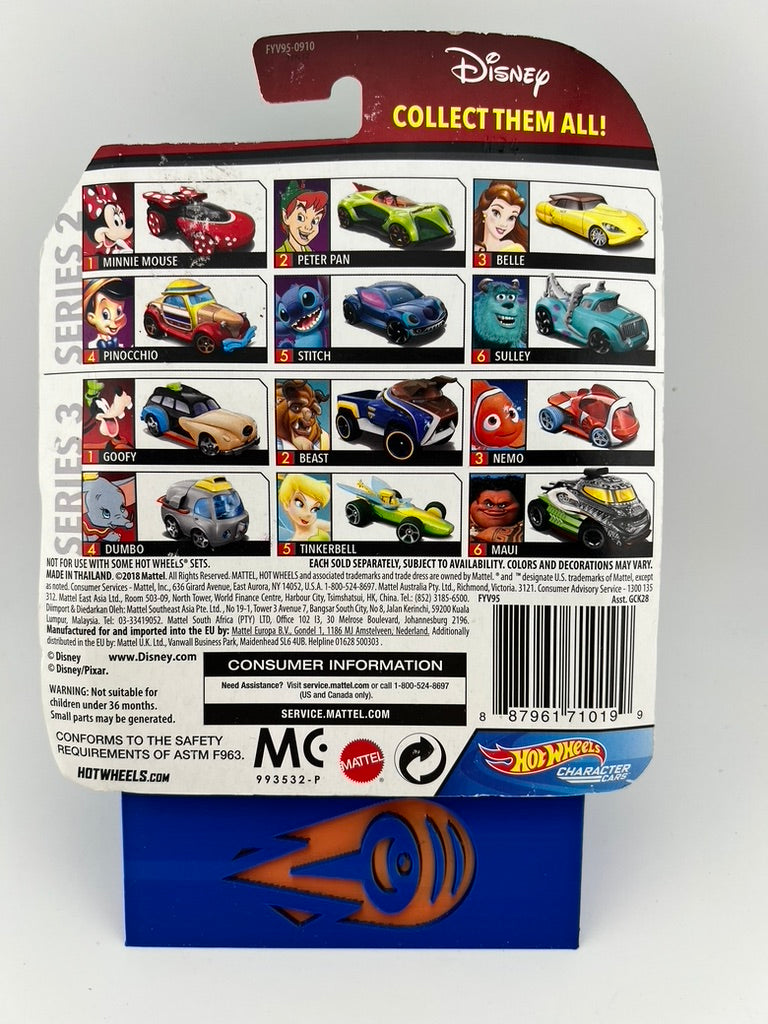 Hot Wheels Disney Character Cars – Tinkerbell (Series 3) Fishwheels