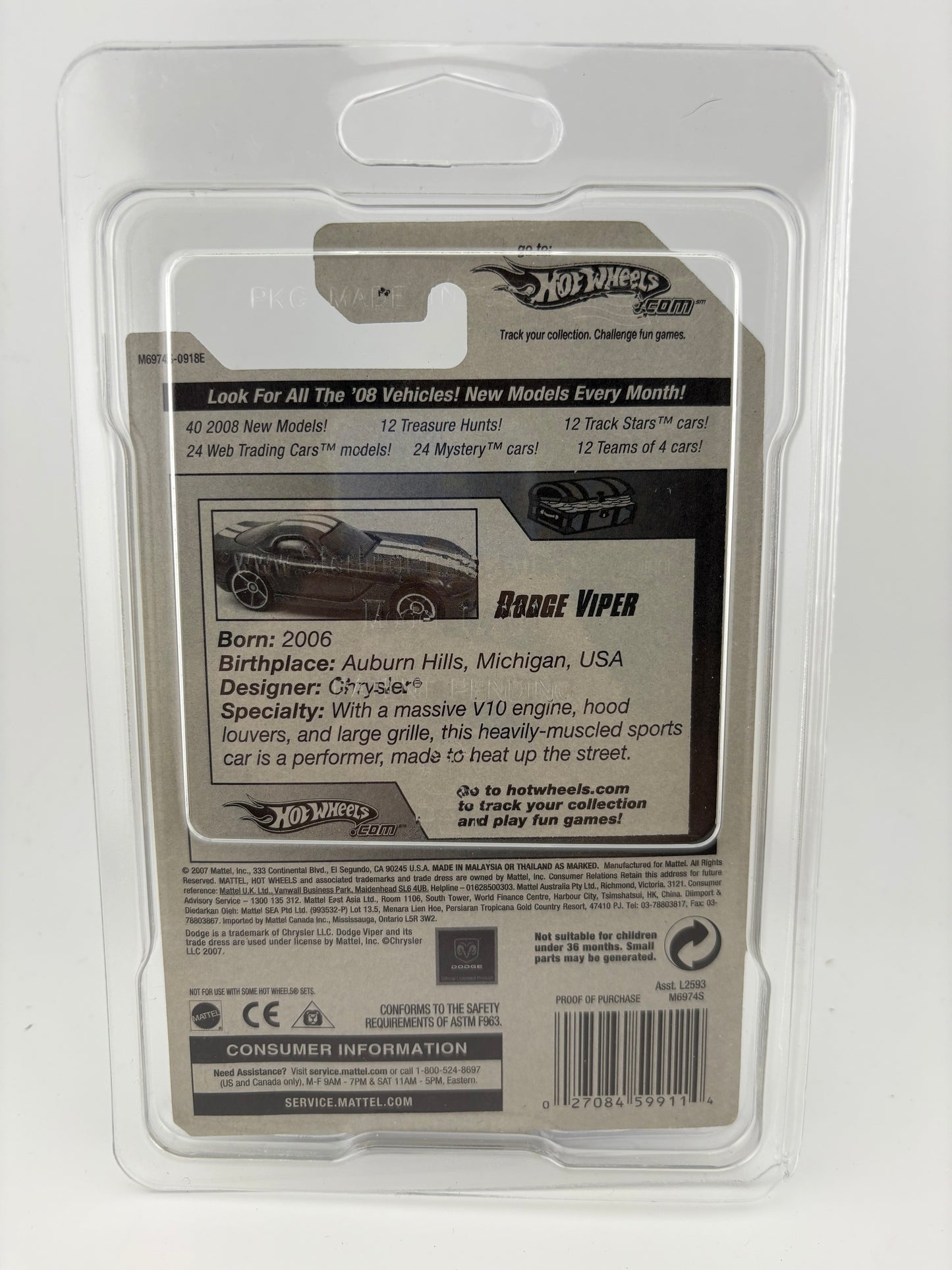 Hot Wheels Dodge Viper – 2008 Treasure Hunt (08 of 12)