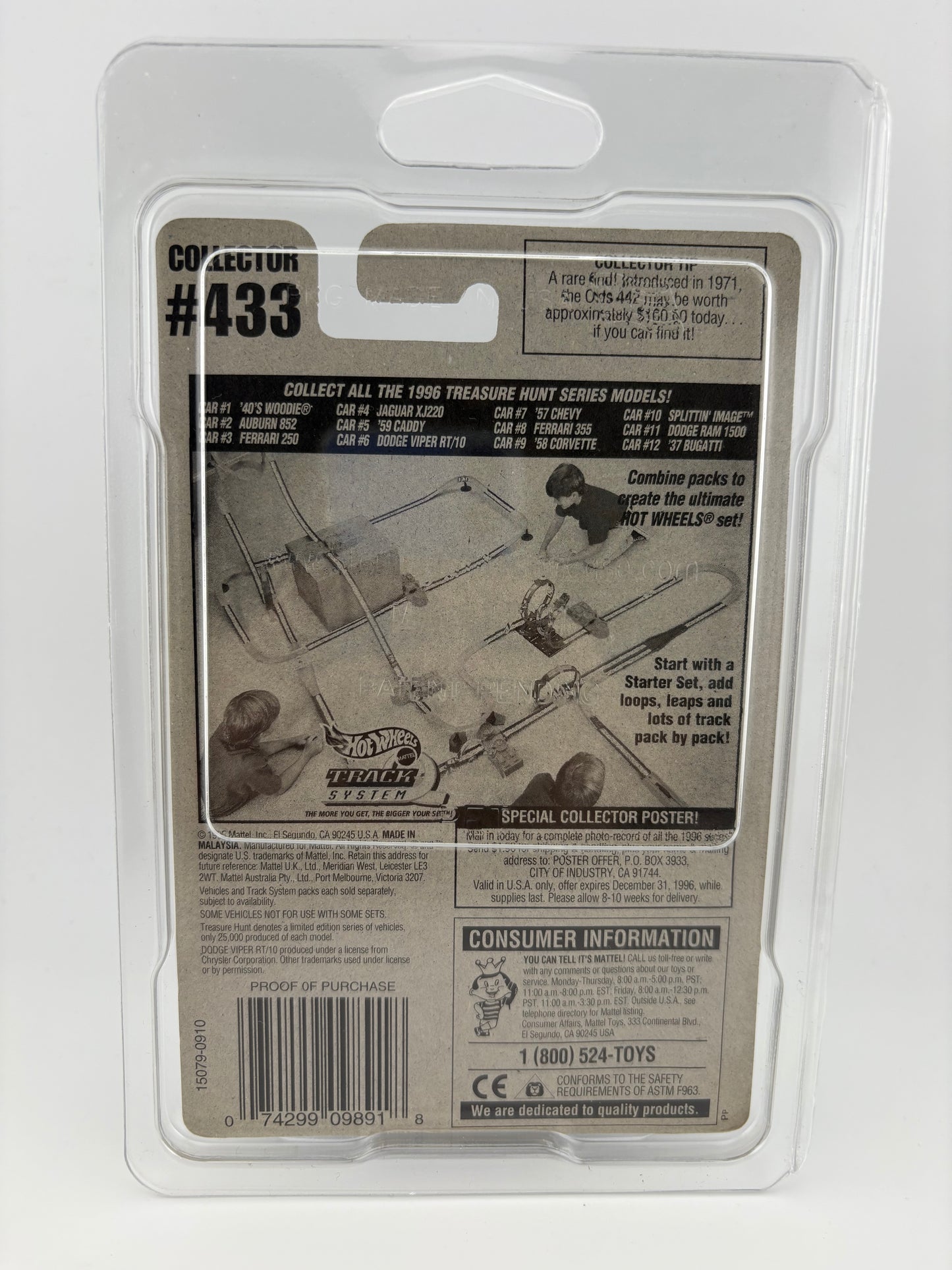 Hot Wheels Dodge Viper RT/10 – 1996 Treasure Hunt Series