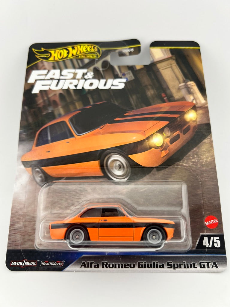 Hot Wheels Fast & Furious 5-Car Set Fishwheels