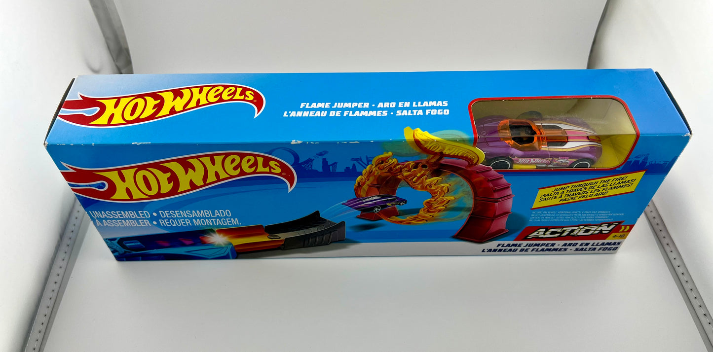 Hot Wheels Flame Jumper Track Set Fishwheels