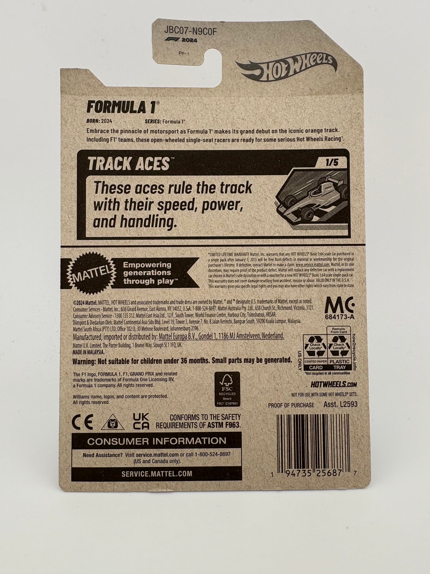 Hot Wheels Formula 1 - Williams Racing (New for 2025)