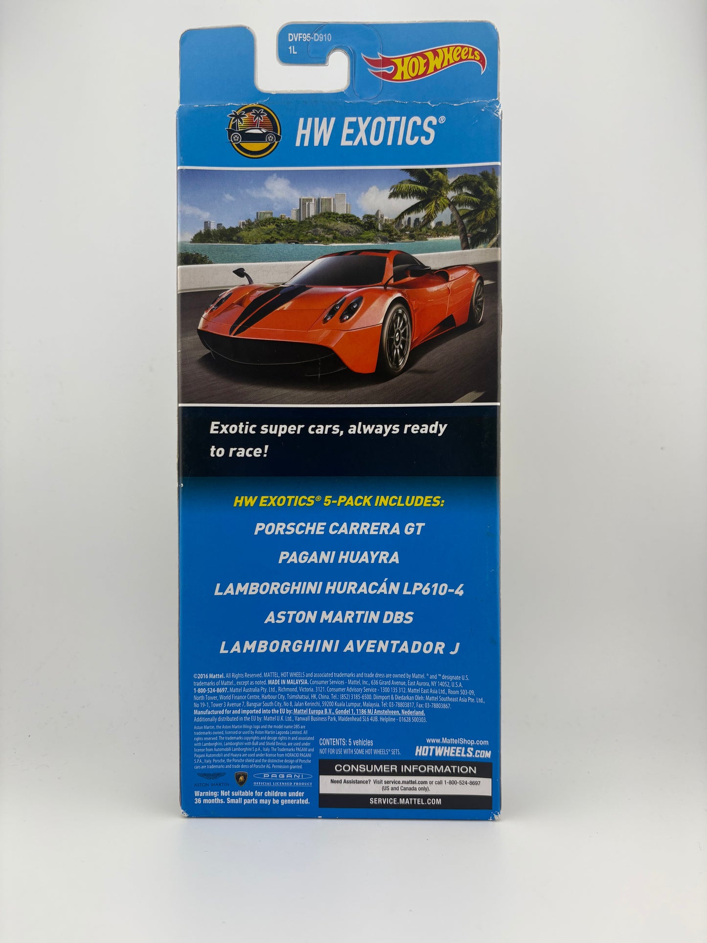 Hot Wheels HW Exotics 5-Car Pack(2017)
