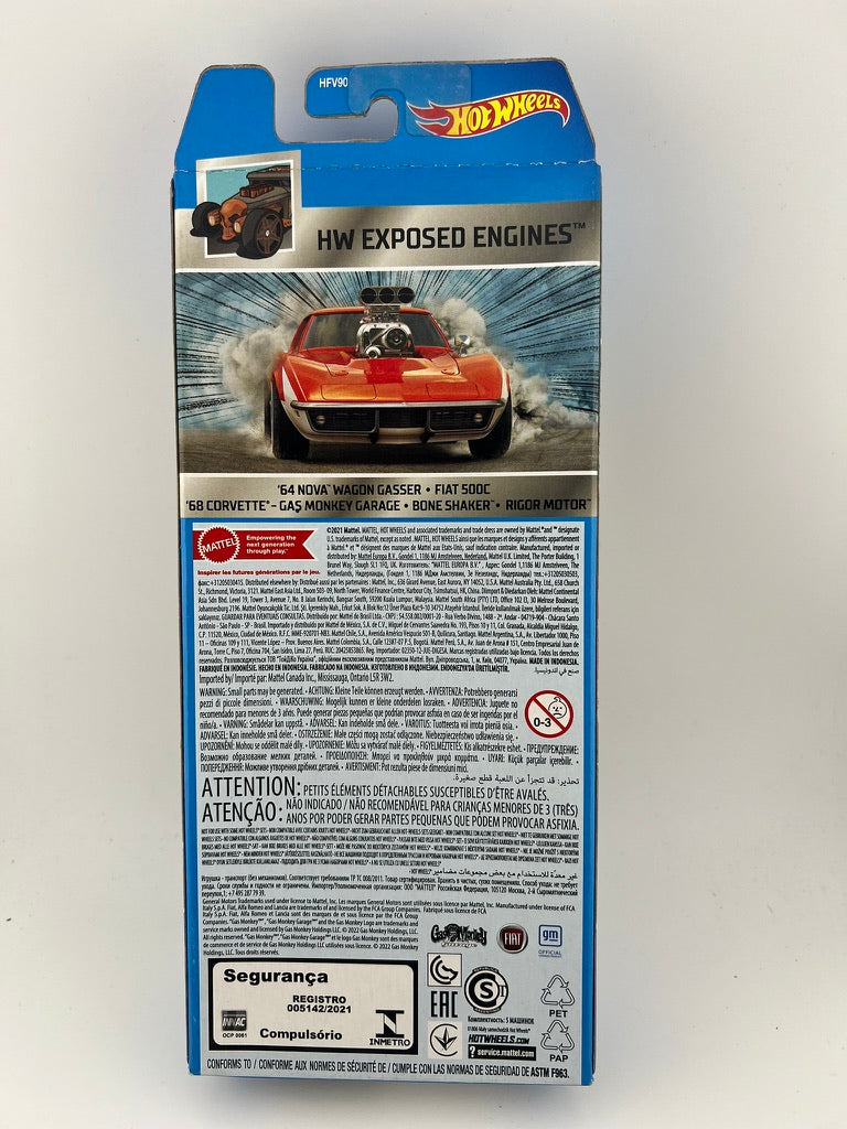 Hot Wheels HW Exposed Engines 5-Car Pack (HFV90) Fishwheels