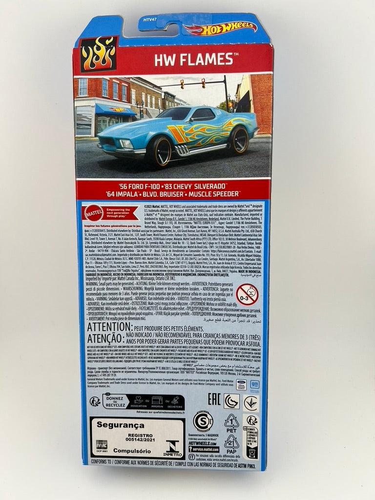 Hot Wheels HW Flames 5-Car Gift Pack Fishwheels