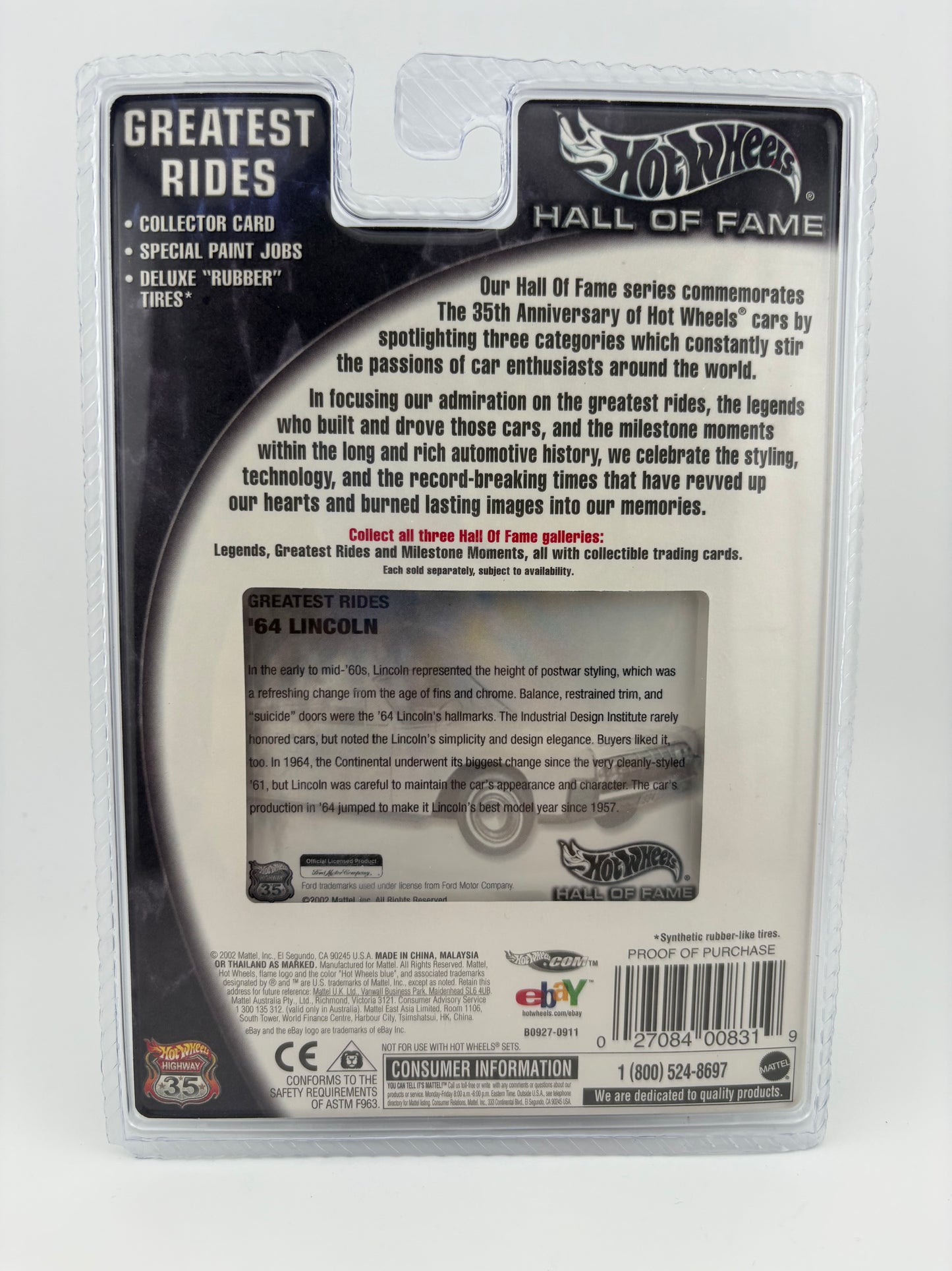 Hot Wheels Hall of Fame – '64 Lincoln Continental (Greatest Rides Series)