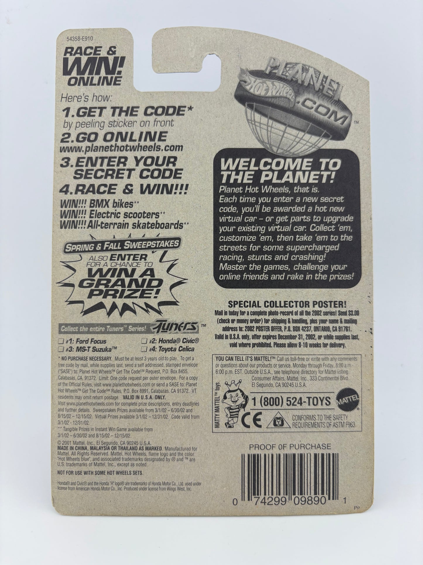 Hot Wheels Honda Civic – Tuners Series