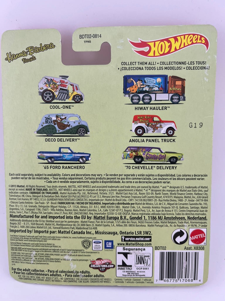 Hot Wheels Hong Kong Phooey Anglia Panel Truck Fishwheels