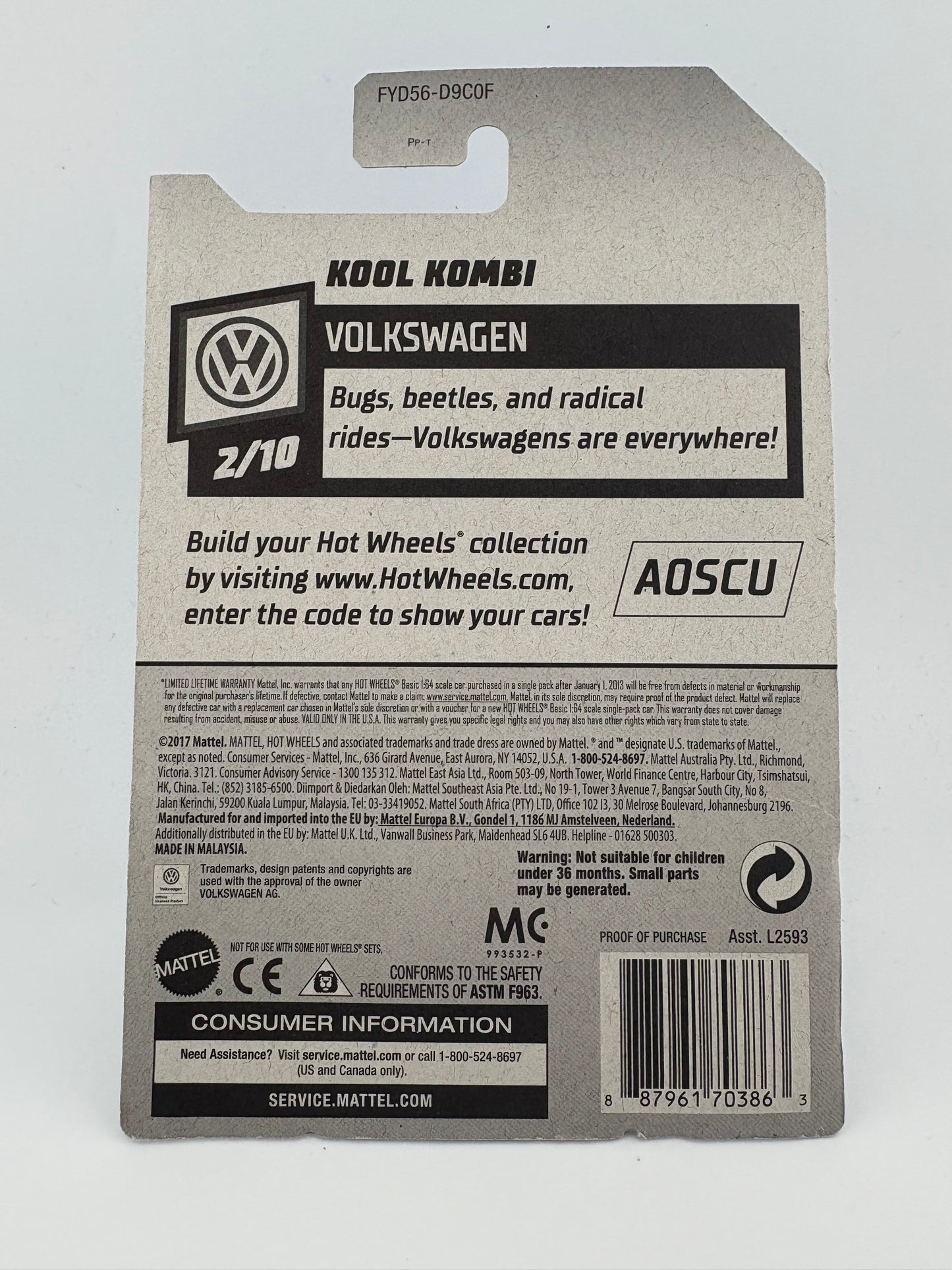 Hot Wheels Kool Kombi – Urban Outlaw Edition