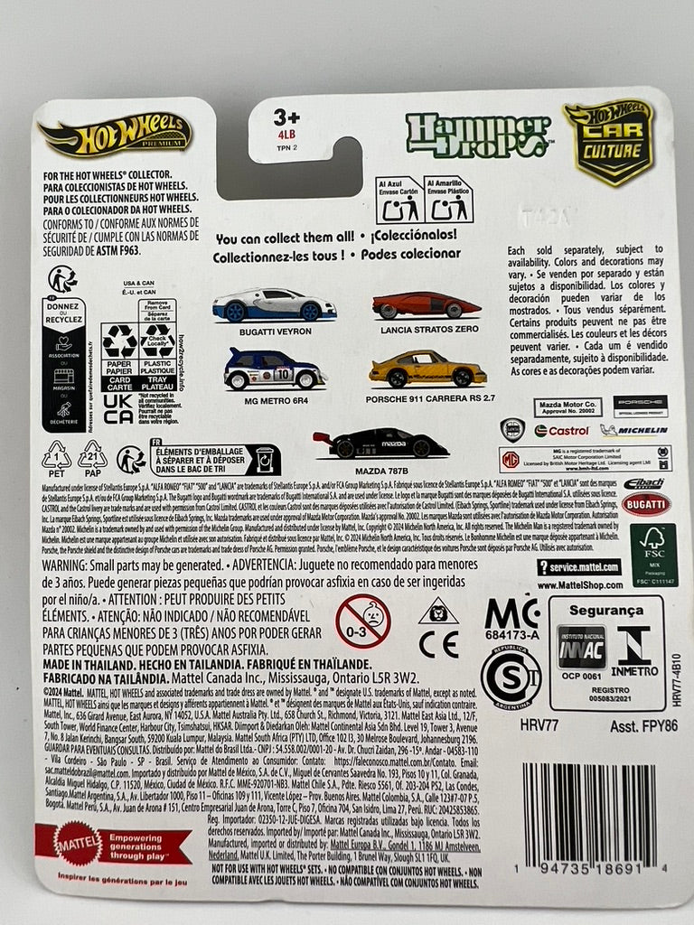 Hot Wheels Lancia Stratos Zero Fishwheels